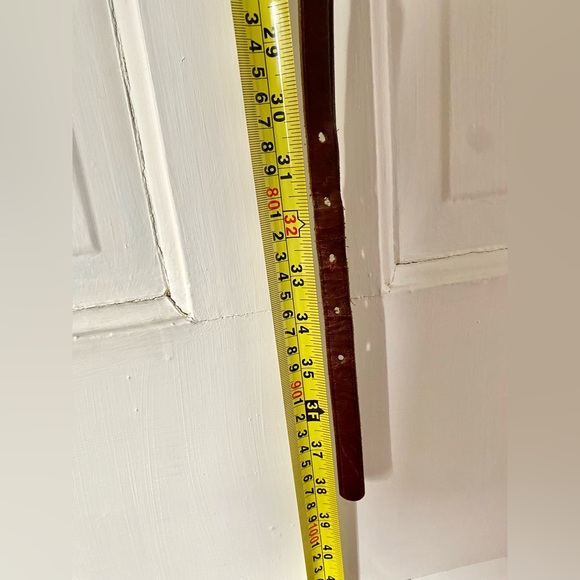 FOSSIL thin brown genuine leather belt - Picture 5 of 5